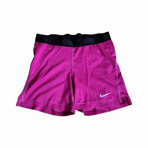 Pink Nike Pro Dri-fit Spankies Shorts